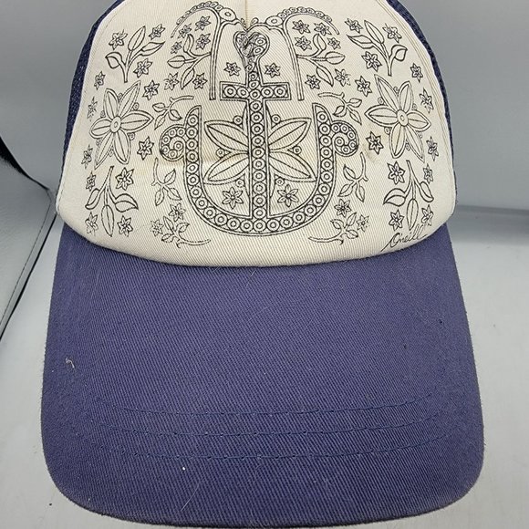 O\'Neill White Blue Adults Trucker Hat Cap Anchor Casual Lightweight Comfort main image 4